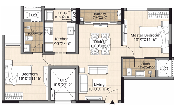Purva Atmosphere Floor Plan